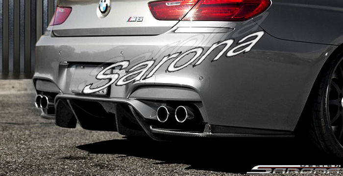 Custom BMW 6 Series  Coupe, Convertible & Sedan Rear Add-on Lip (2012 - 2019) - $750.00 (Part #BM-028-RA)